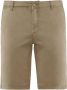 BomBoogie Stretch Katoenen Gabardine Slim Fit Chino Bermuda Shorts Beige Heren - Thumbnail 1