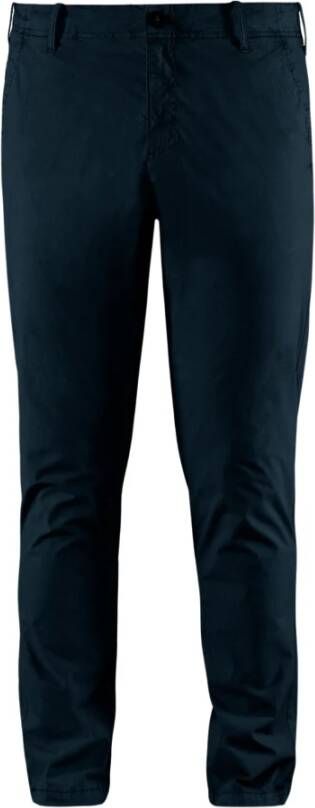 BomBoogie Stretch Poplin Chino Broek Blauw Heren
