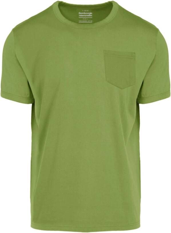 BomBoogie Biologisch Katoenen Zak T-Shirt T-shirt Beige Black Blue Green Heren