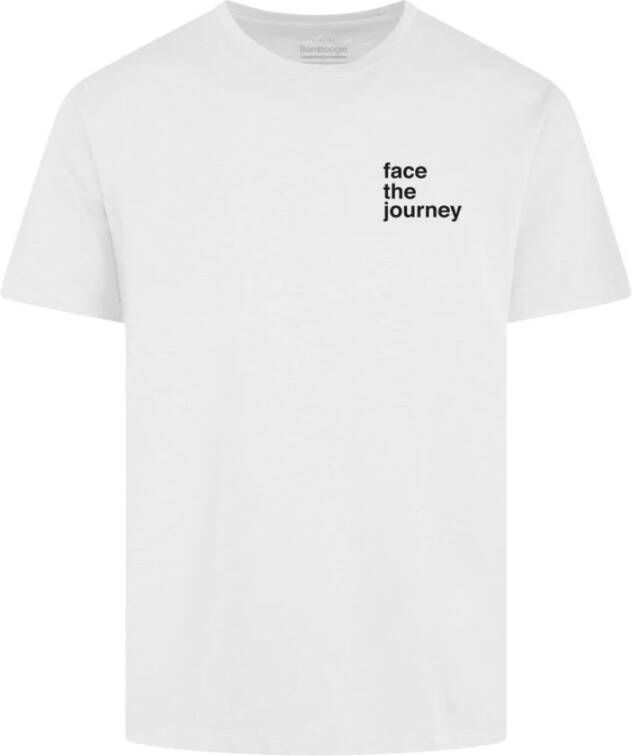 BomBoogie Woestijn- en Auto Print T-Shirt Woestijn- en auto-print T-shirt Blue Green White Heren