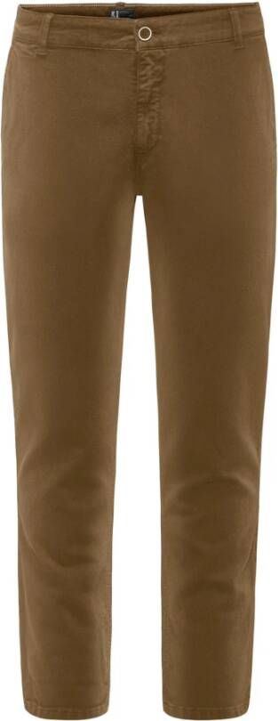 BomBoogie Trendy Slim Fit Chino Broek Bruin Heren