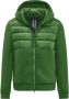 BomBoogie Turin Jacket Jack van Neopreen en Nylon Ripstop Groen Heren - Thumbnail 1