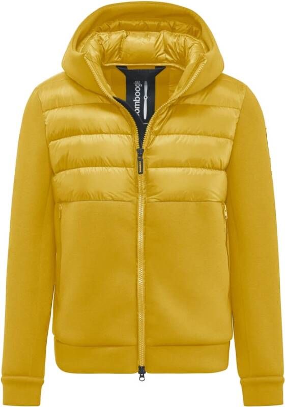 BomBoogie Turin Jacket Jack van twee materialen neopreen en nylon ripstop Yellow Heren