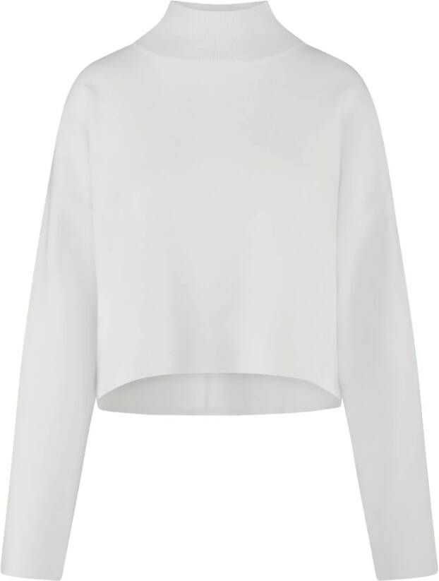 BomBoogie Turtleneck Trui Wit Dames