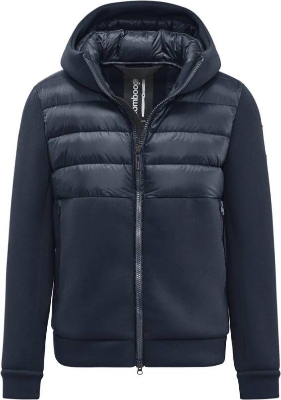 BomBoogie Turin Jacket Jack van twee materialen neopreen en nylon ripstop Blauw Heren