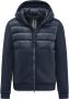 BomBoogie Turin Jacket Jack van twee materialen neopreen en nylon ripstop Blauw Heren - Thumbnail 1