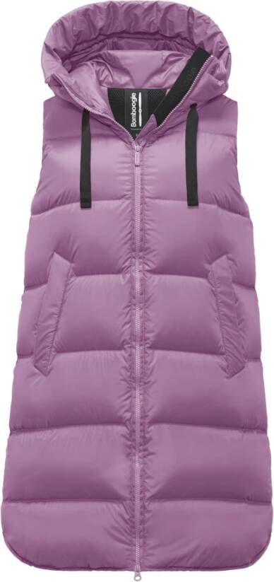BomBoogie Venice Vest Dames donsvest van gerecycled nylon Paars Dames
