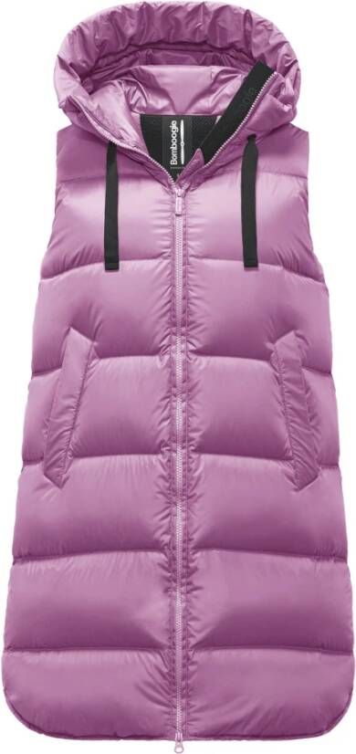 BomBoogie Venice Vest Helder Nylon Puffer Purple Dames