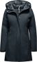 BomBoogie Warm en stijlvol Warsaw Parka Jas Blauw Dames - Thumbnail 1