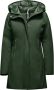 BomBoogie Warm en stijlvol Warsaw Parka Jas Groen Dames - Thumbnail 1