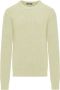 BomBoogie Warme Geribbelde Katoenen Crew Neck Sweater Beige Heren - Thumbnail 1