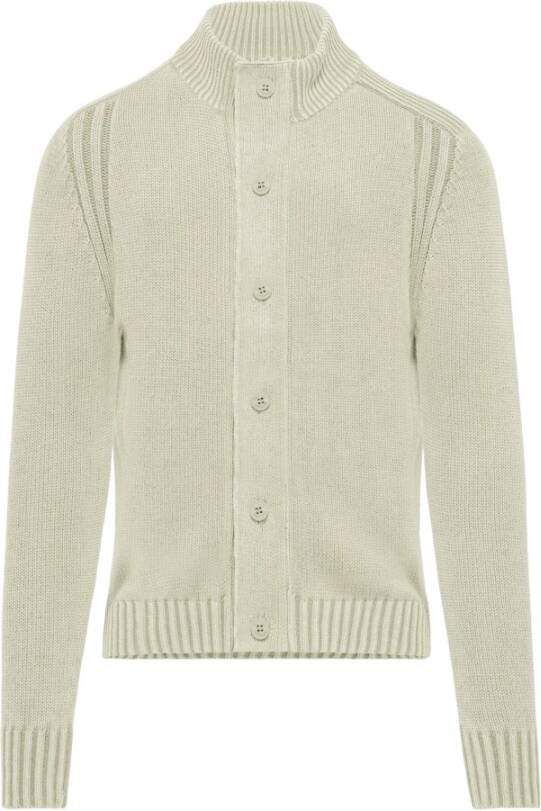 BomBoogie Warme Katoenen Cardigan voor Heren Beige Heren
