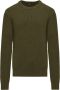BomBoogie Warme Katoenen Crew Neck Sweater Groen Heren - Thumbnail 1