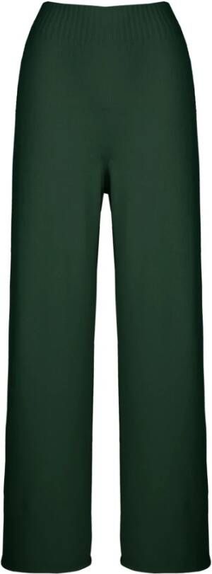 BomBoogie Wijde broek Groen Dames