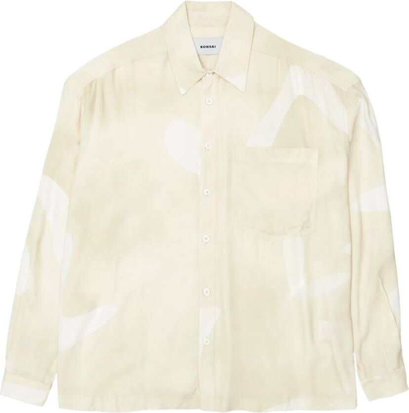 Bonsai Casual overhemd Beige Heren