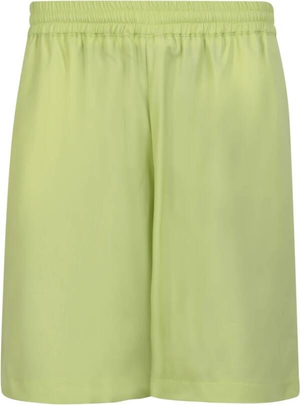 Bonsai Groene knielange shorts voor heren Groen Heren