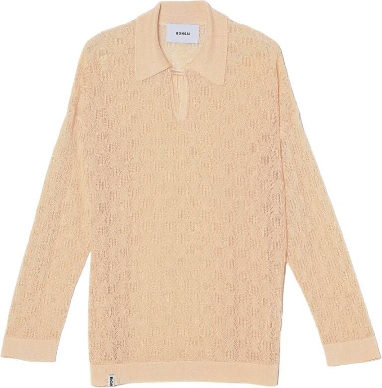 Bonsai Polo Shirt Beige Heren