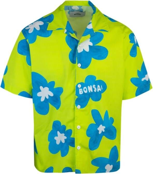 Bonsai Bloemenprint Bowling Shirt Multicolor Heren
