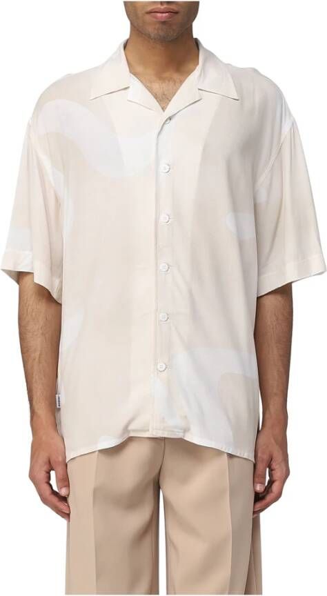 Bonsai Short Sleeve Shirts Wit Heren