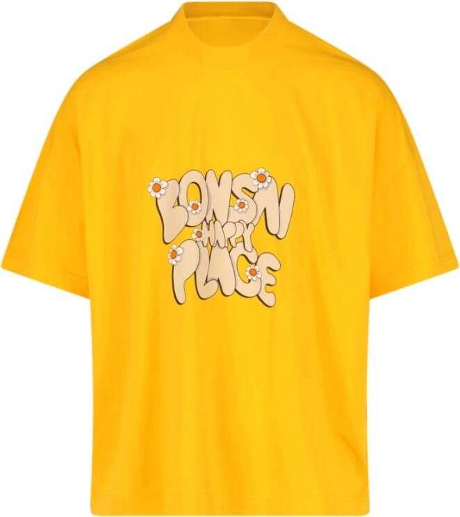 Bonsai T-Shirts Geel Heren