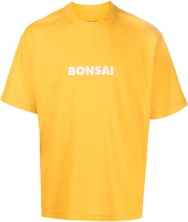 Bonsai T-Shirts Yellow Heren