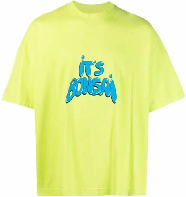 Bonsai T-Shirts Groen Heren