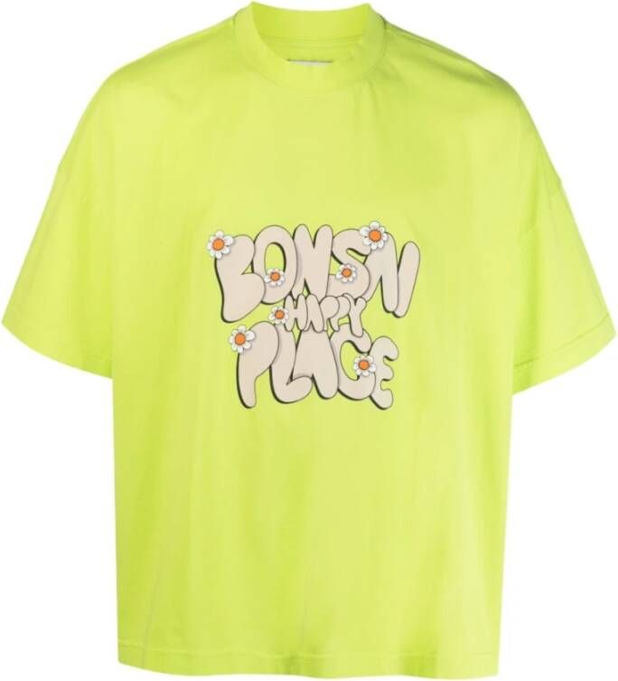 Bonsai T-Shirts Groen Heren