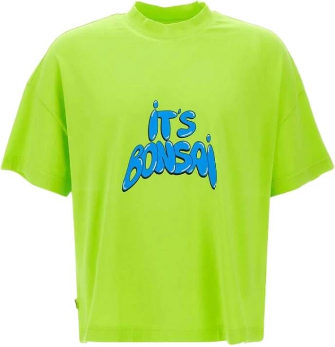 Bonsai T-Shirts Groen Heren
