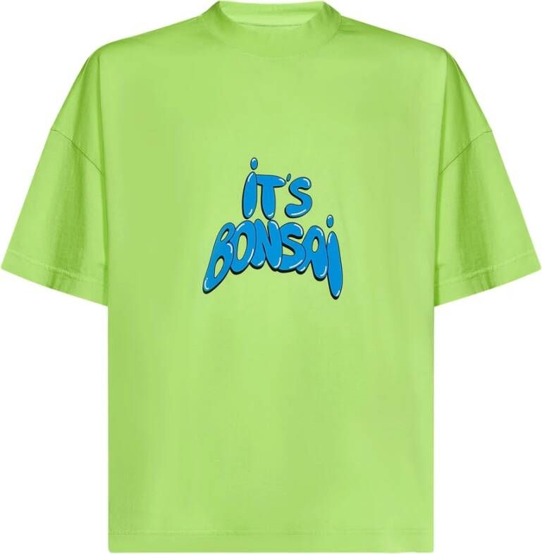 Bonsai T-Shirts Groen Heren