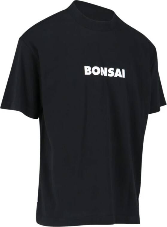 Bonsai Zwarte T-shirts en Polos Black Heren