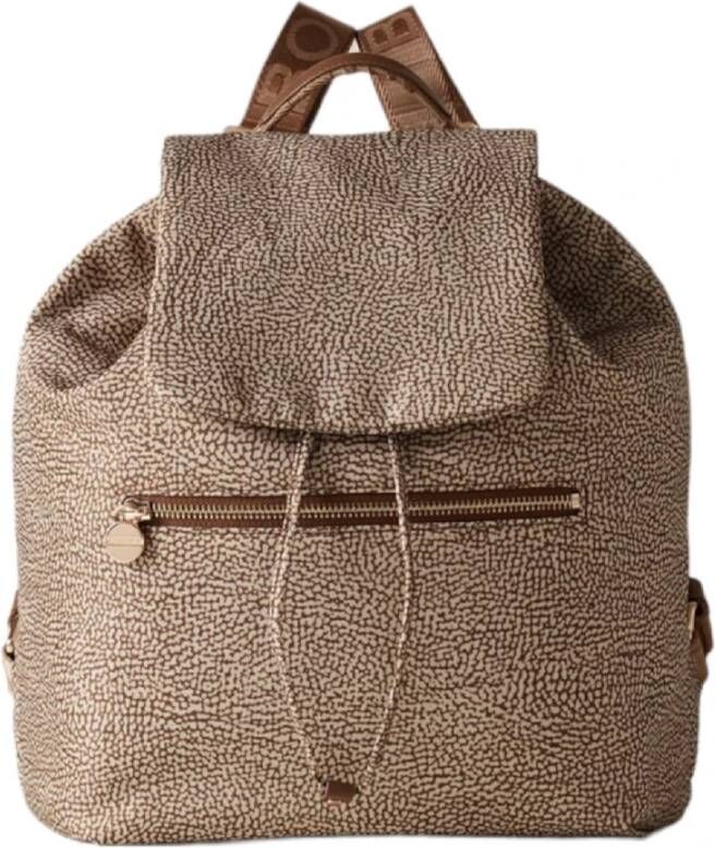 Borbonese Schoudertas Medium Beige Dames