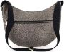 Borbonese Grote Nylon OP Schoudertas voor Moderne Vrouwen Gray Dames - Thumbnail 8