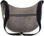 Borbonese Grote Nylon OP Schoudertas voor Moderne Vrouwen Gray Dames - Thumbnail 7