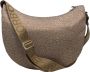 Borbonese Elegante Mezzaluna Schoudertas Brown Dames - Thumbnail 3