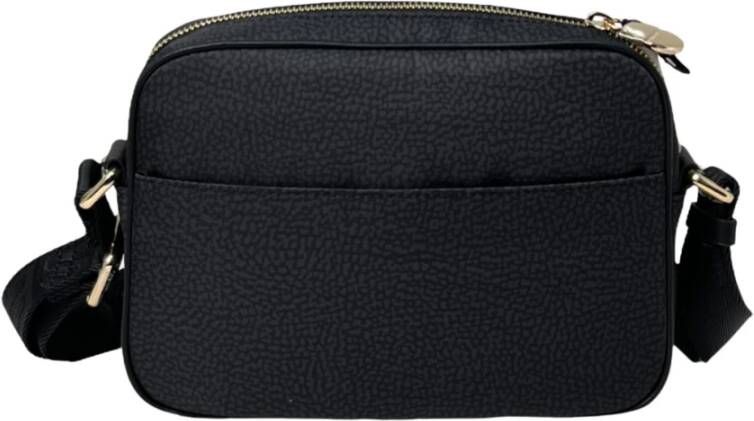 Borbonese Kleine Camera Case Schoudertas Black Dames