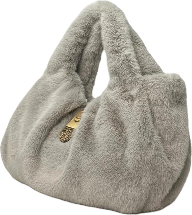 Borbonese Middelgrote Shopping Schoudertas Beige Dames - Foto 3