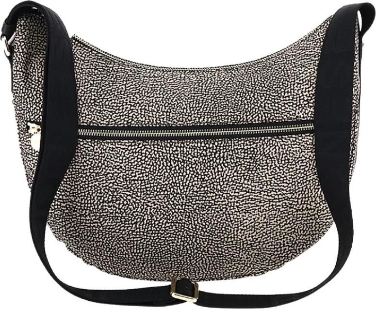 Borbonese Luna Bag Middle Stijlvolle schoudertas voor de moderne vrouw Beige Dames - Foto 6