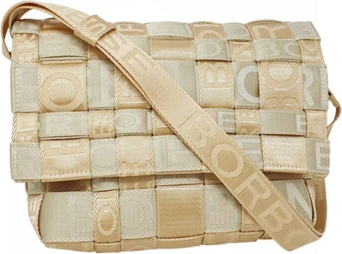 Borbonese Crèmekleurige Camera Case Strapcycle Small Beige Dames