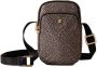 Borbonese Elegante Mini Schoudertas met OP Print Brown Dames - Thumbnail 2