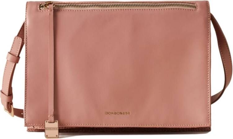 Borbonese Cross Body Bags Roze Dames
