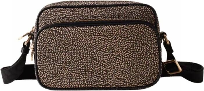 Borbonese Compacte Camera Case voor Moderne Vrouwen Black Dames