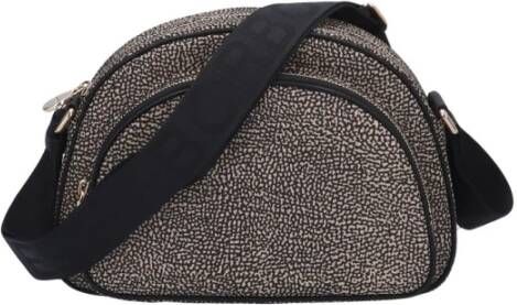 Borbonese Tracolla Crossbody Tas Black Dames