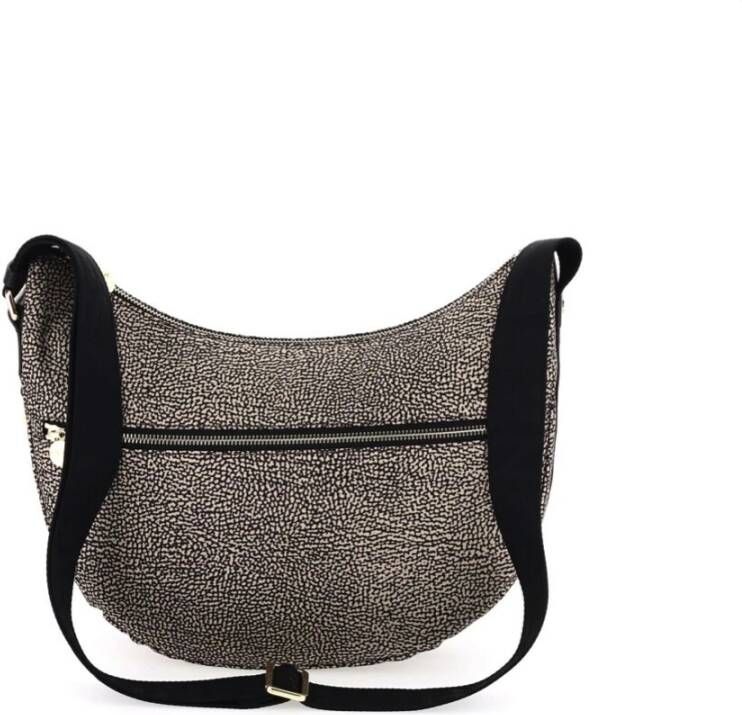 Borbonese Luna Bag Middle Stijlvolle schoudertas voor de moderne vrouw Beige Dames - Foto 5