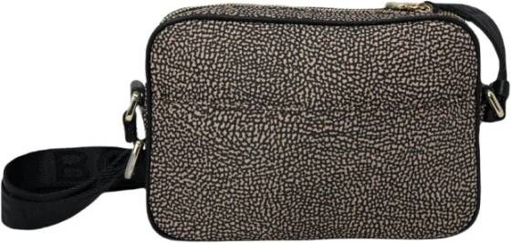 Borbonese Compacte Camera Case voor Moderne Vrouwen Black Dames