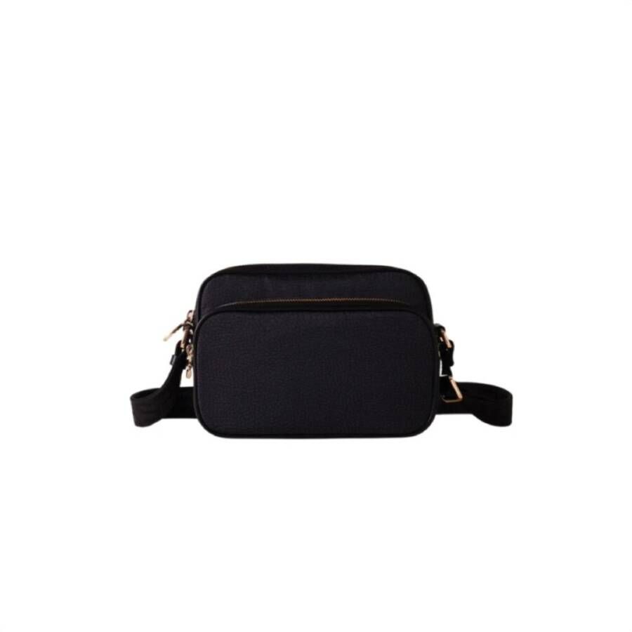 Borbonese Kleine Camera Case Schoudertas Black Dames