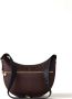 Borbonese Medium Luna Tas Eco Line Hobo Tas Brown Dames - Thumbnail 3