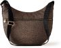 Borbonese Grote Nylon OP Schoudertas voor Moderne Vrouwen Gray Dames - Thumbnail 2