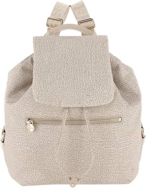 Borbonese Rugzak Beige Dames