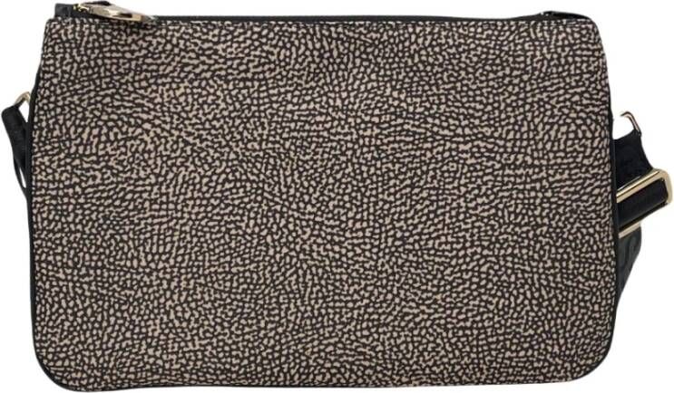 Borbonese Compacte reistas voor moderne vrouwen Beige Dames