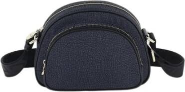 Borbonese Gerecyclede Nylon Schoudertas Black Dames